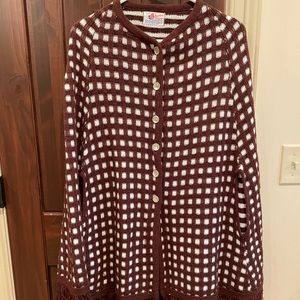 Vintage knitted Americana Pongo, brown small